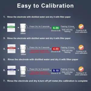 pH Calibration Buffer Powder Sachets