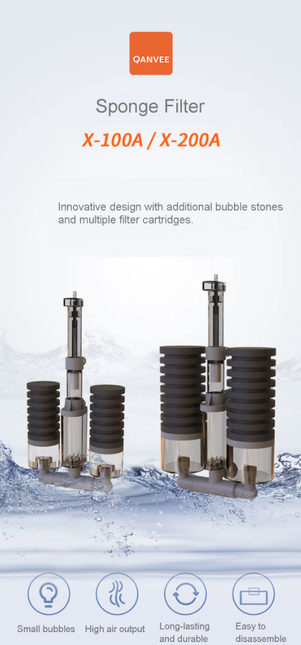 Qanvee X-Series Sponge & Biological Filter
