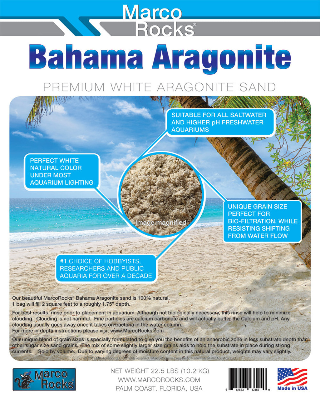 MarcoRock Bahama Aragonite Sand